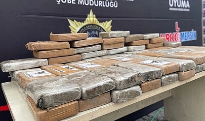 Mersin Limanı'nda 97 kilo kokain bulundu