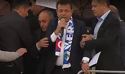 İmamoğlu’nun Erzurum mitingine saldırı