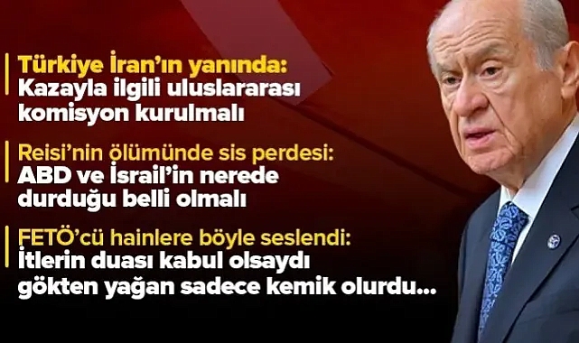 MHP lideri Bahçeli' ''HDP ve devamı sözde parti kapatılmalıdır.''